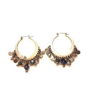 Dangling Hoop Earrings